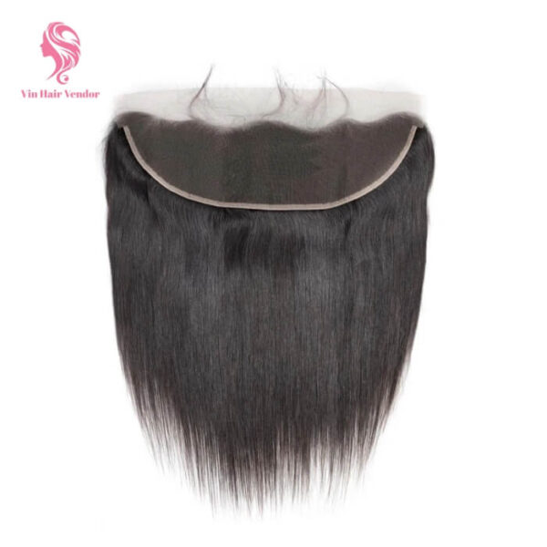 Premium 13×4 Lace Frontal Human Hair Natural Hairline Transparent Lace Pre-Plucked Frontal Closure