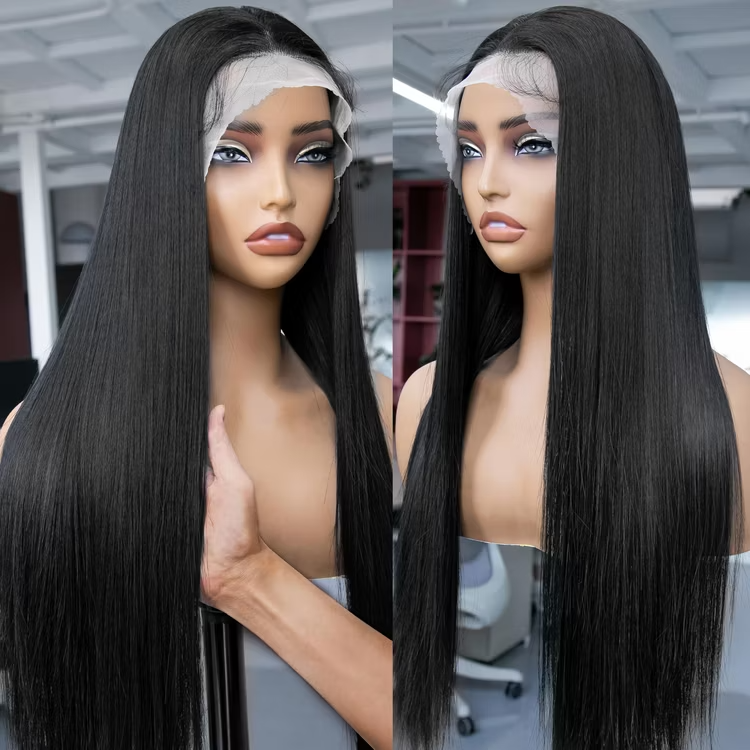 Premium Indian Hair Wig 100% Human Hair Natural Texture Tangle Free Durable Lace Front Wholesale Factory Direct Export
