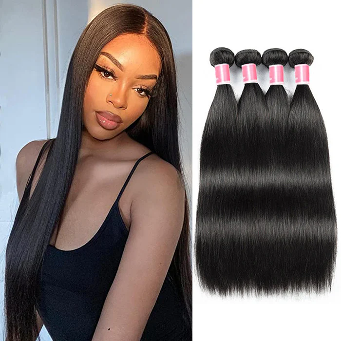Premium Malaysian Hair Wig Natural Straight & Body Wave 100% Human Hair Lace Front Wig for Women