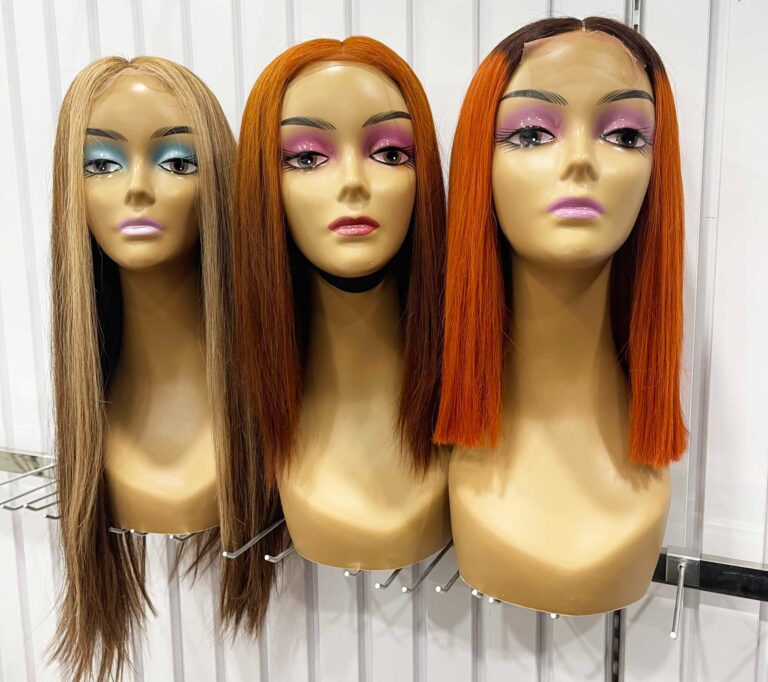 Premium Orange Wig Vietnamese Human Hair Straight & Wavy Options Full Cuticle Aligned Long use