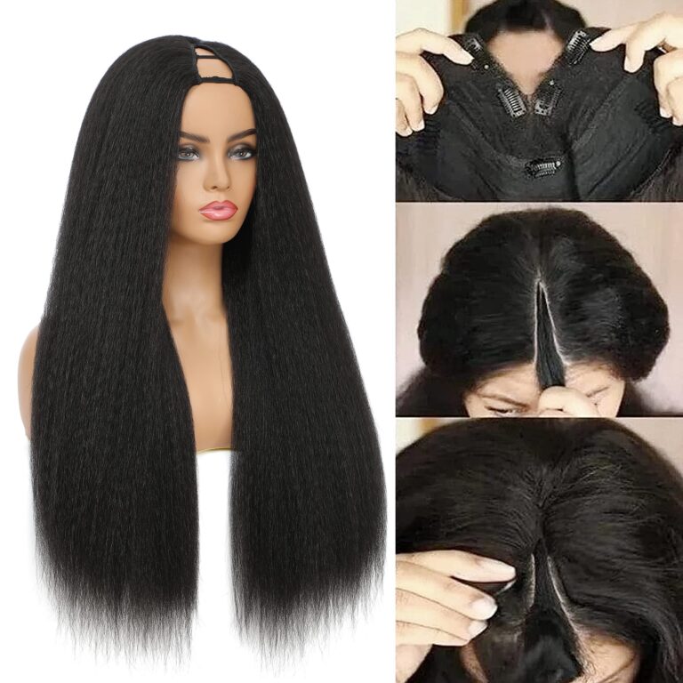 Wholesale V-Part Wig 100% Human Hair Natural Look Heat Resistant Glueless V Part Wigs for Women