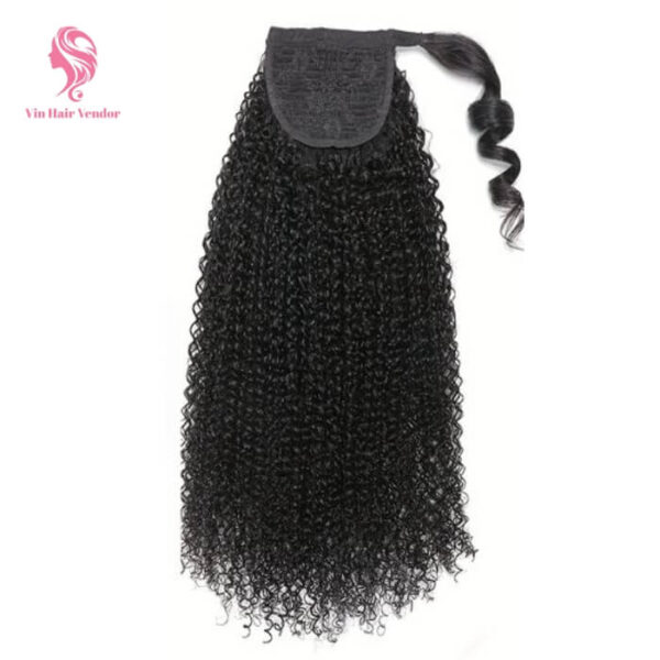 Curly Clip In Ponytail Extension Natural Look Heat Resistant Synthetic Hair for Quick Volume & Styling