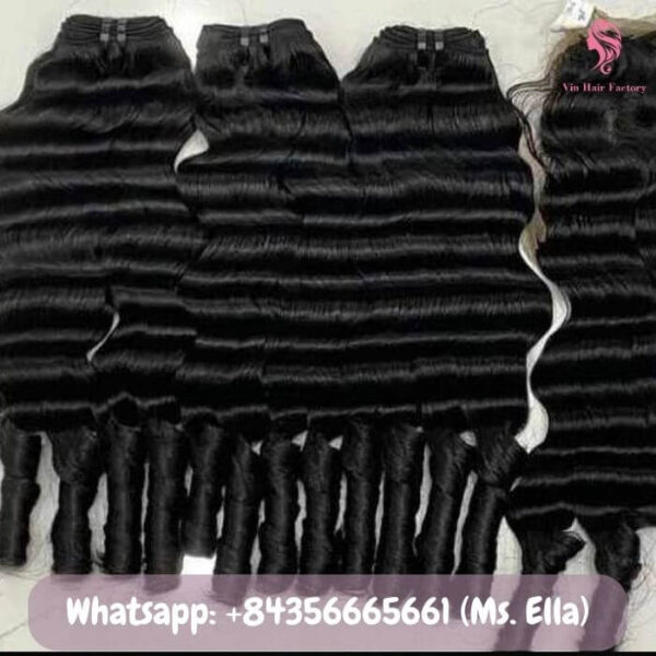 Deep Twist Curly Hair Weave 100% Human Hair Extensions Natural Bounce Tangle Free Long Lasting Texture