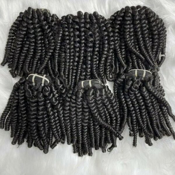 Kinky Curly Hair Weave 100% Human Hair Natural Texture Extensions for Sew In Long Lasting Volume