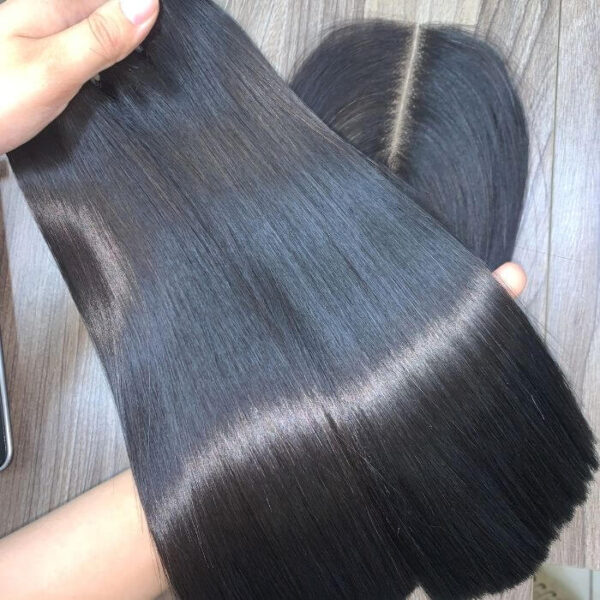 Natural Bone Straight Hair Weave 100% Virgin Human Hair Extensions Cuticle Aligned No Tangle No Shedding
