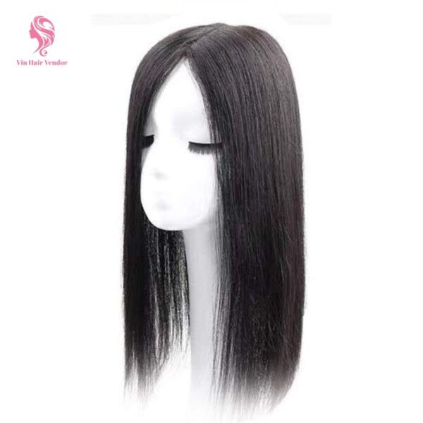 Premium Tape In Hair Topper 100% Human Hair Lightweight Volume Solution Natural Finish for Women