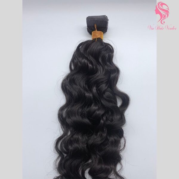 Wavy Tape In Hair Extensions Black Color Human Hair Natural Texture Seamless Adhesive for Salon Use
